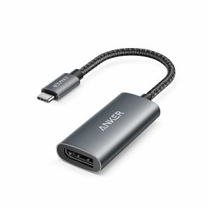 Adaptor Anker 518 USB-C la HDMI, 8K, DisplayPort  8K@60Hz sau 4K@144Hz, Negru
