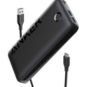 Baterie externa Anker 335 PowerCore 20K II 22.5W, PowerDelivery, PowerIQ, USB-C, USB-A, Negru