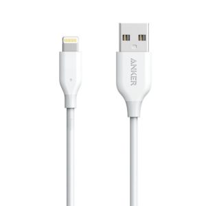 Cablu Lightning USB 0 9 metri Anker PowerLine Apple official MFi, Alb