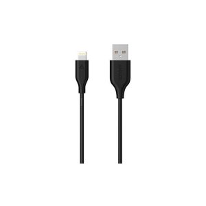 Cablu Lightning USB 1 metru Anker PowerLine Apple official MFi, Negru