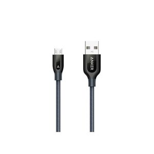 Cablu de date Anker Premium PowerLine+ Nylon, MicroUSB, 0.91 m, Gri