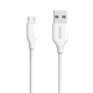 Cablu Micro USB Anker PowerLine,1 metru, Alb