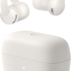 Casti True Wireless Anker SoundCore C50i, Open Ear Clip-On, Hi-Res, IP55, Bluetooth 6.0, Alb