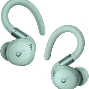 Casti True wireless Anker Soundcore Sport X20, Tehnologie Noise Cancelling, Bluetooth 5.3, IP68, Deep Bass, Verde