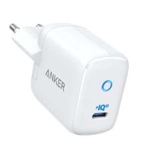 Incarcator retea Anker PowerPort III Mini USB-C 30W PIQ 3.0 Power Delivery, Alb