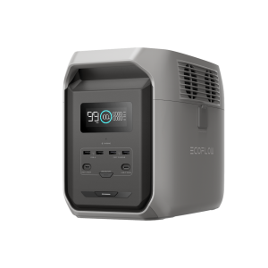 Statie de incarcare portabila EcoFlow Delta 3 1500, 1800W AC, Gri
