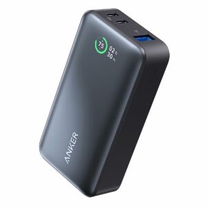 Baterie externa Anker 533 PowerCore 10.000 mAh, 30W, Power IQ 3.0, PowerDelivery, 2x USB-C, 1x USB-A, Negru