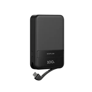 Baterie externa EcoFlow Rapid MagSafe Qi2 10000 mAh, Negru
