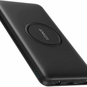 Baterie externa hybrid Anker PowerCore 10.000 mAh, incarcare wireless, 1x USB-C, 2x USB-A, Negru
