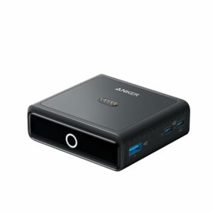 Baza de incarcare Anker, pentru baterii externe Anker Prime, 100W, 4 porturi, GaN, Negru