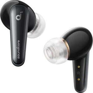 Casti In-Ear Anker Soundcore Liberty 4, True Wireless, AANC, Hi-Res, Spatial Audio, Heart Rate Sensor, Bluetooth, Negru