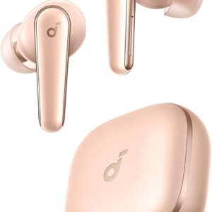 Casti True Wireless Anker SoundCore Liberty 5, Active Noise Cancelling, Autonomie 48 ore, IP55, Dolby Audio, Bluetooth 5.4, Roz