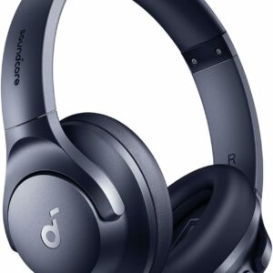 Casti Over-Ear Anker Soundcore Life Q20i, Wireless, Hybrid Active Noise Cancelling, Bluetooth, Big Bass, Transparency Mode, Albastru