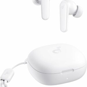 Casti True Wireless Anker SoundCore R50i, Bluetooth 5.3, autonomie 30H, Alb