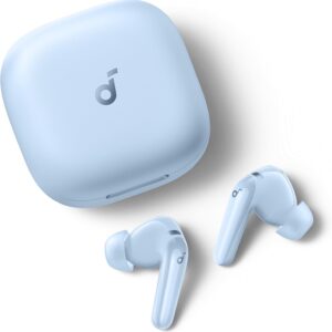 Casti True Wireless Anker Soundcore R60i, ANC, Hi-Res Sound, Autonomie 50 ore, IP55, Bluetooth 6.1, Albastru