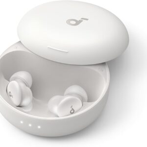 Casti True Wireless Anker Soundcore Sleep A30 ANC, Ultra-Confort, Autonomie 45 ore, Bluetooth 5.4, Alb