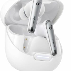 Casti Wireless Anker SoundCore Liberty 4 NC, ANC 2.0, Sunet Hi-Res, LDAC, Bluetooth 5.3, Alb