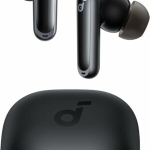 Casti wireless Anker Soundcore P40i, Adaptive Noise Cancelling, IPX5, Bluetooth 5.3, Negru