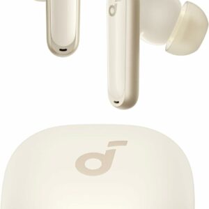 Casti wireless Anker Soundcore P40i, Adaptive Noise Cancelling, IPX5, Bluetooth 5.3, Alb