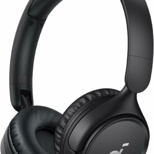 Casti Wireless On-Ear Anker Soundcore H30i, Design Pliabil, Pure Bass, Bluetooth 5.3, Negru