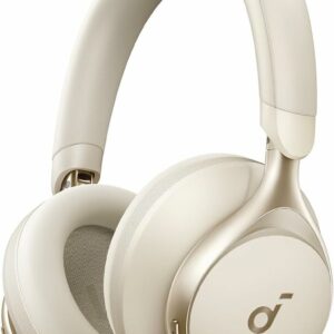 Casti Wireless Over-Ear Anker Soundcore Space One, Adaptive Active Noise Cancelling, LDAC Hi-Res, Bluetooth 5.3, Alb
