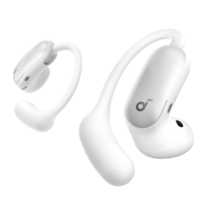 Casti wireless Soundcore AeroFit 2 Pro Open-Ear, Active Noise Cancelling, LDAC, IP55, Bluetooth 6.1, Autonomie 34 ore, Alb