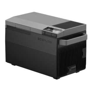 Frigider Portabil EcoFlow Glacier, Dual Zone, 38L, masina cuburi de gheata, WiFi-App