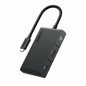 Hub Anker 332 USB-C 5-in-1, 4K HDMI, 5Gbps USB-C, 2xUSB-A, Power Delivery 100W, Negru