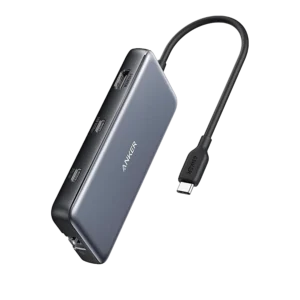 Hub Anker 555 USB-C 8-in-1, 4K, 85W, Gri