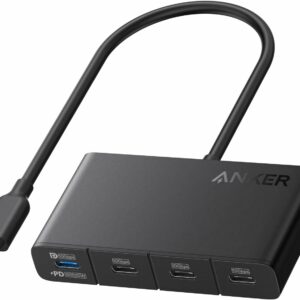 Hub Anker USB-C Display 4-in-1, 10Gbps, Negru