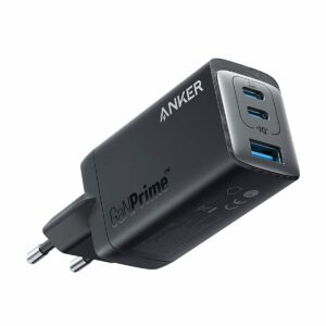 Incarcator retea Anker 735 GaNPrime III 65W, PPS 3, 2x USB-C, 1x USB-A, PowerIQ 3.0, Negru