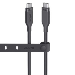 Cablu Anker USB 4 Gen 20 Gbps Data Transfer 4K HD Display, 240W, USB-C, 0.91m, Negru