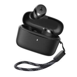 Casti True Wireless Anker SoundCore A25i, Autonomie 28 ore, Bluetooth 5.3, Negru